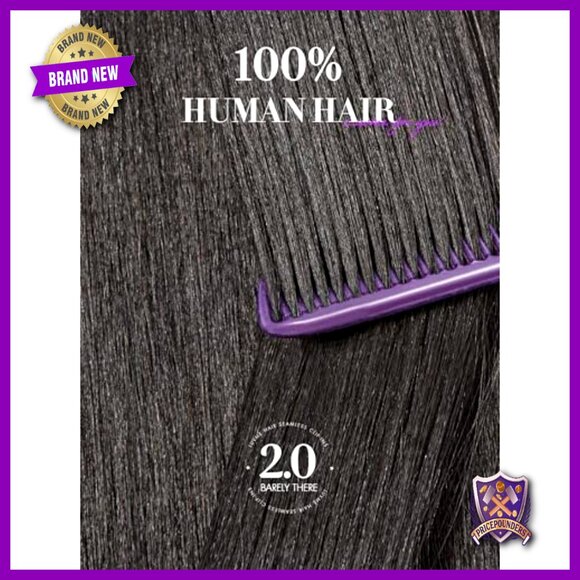 16 Inch Human Hair Clip In Extensions, 110g 6Pcs, Yaki Straight, Remy main image 6